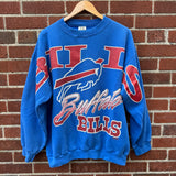 Vintage Buffalo Bills Spellout Crewneck Size M/L