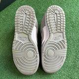 Nike White Light Pumice Low Dunk (Missing Insoles) Size 9.5