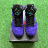 Jordan Alternate Grape 5s Size 12