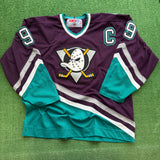 Vintage Anaheim Mighty Ducks Kariya Jersey Size XL