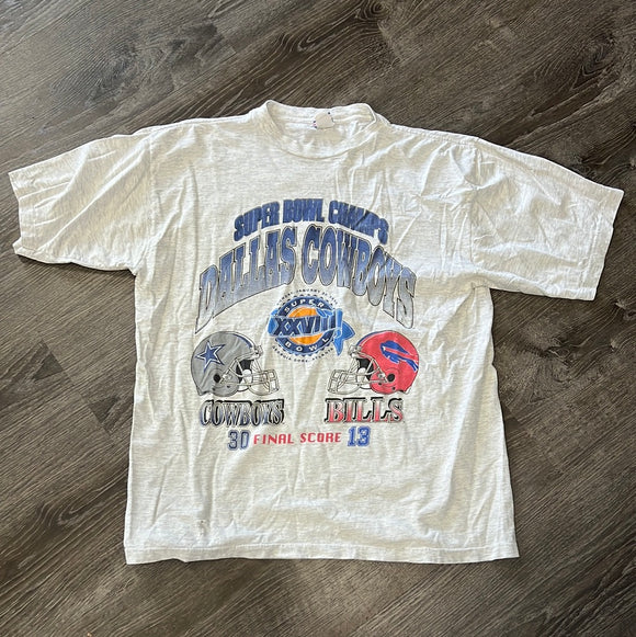 Vintage Buffalo Bills Super Bowl XXVII Tee Size XL