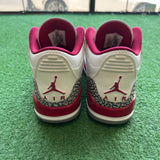 Jordan Cardinal 3s ( Missing Insoles) Size 8