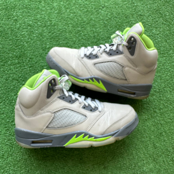 Jordan Green Bean 5s Size 8