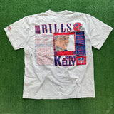 Vintage Buffalo Bills Kelly Tee Size L