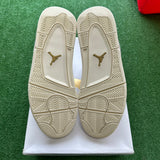 Jordan Metallic Gold 4s Size 12W/10.5M