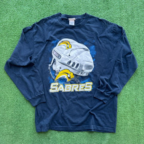 Vintage Buffalo Sabres Long Sleeve Size L