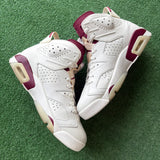 Jordan Maroon 6s Size 9.5