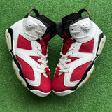 Jordan Carmine 6s Size 10.5