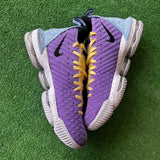 Nike Lakers Championship LeBron 18s Size 10.5