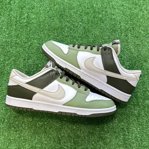 Nike Oil Green Low Dunk Size 11