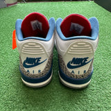 Jordan True Blue 3s Size 9