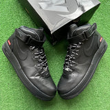 Nike Supreme Black Mid Air Force 1s Size 12