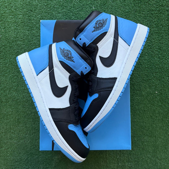 Jordan UNC Toe 1s Size 9.5