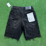 Purple Jean Shorts Size 28