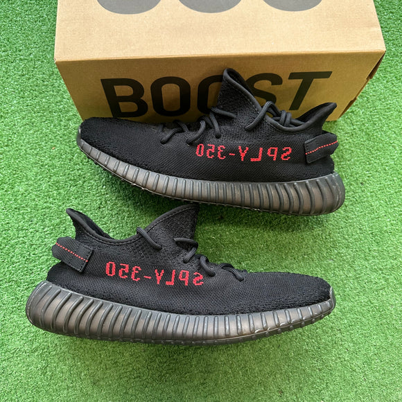 Yeezy Black Red 350s Size 10.5