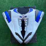 Jordan Racer Blue 3s Size 10
