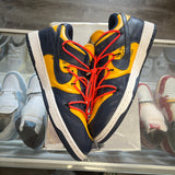 Nike Off White University Gold Low Dunk Size 12