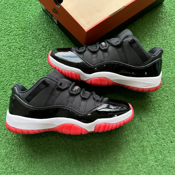 Jordan Bred Low 11s Size 9
