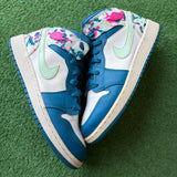 Jordan Paint Stroke Mid 1s Size 6Y