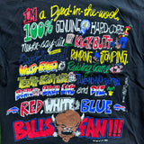 Vintage Buffalo Bills Fan Tee Size S