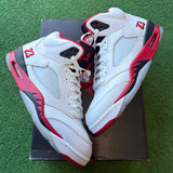 Jordan Fire Red 5s Size 10.5