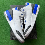 Jordan Racer Blue 3s Size 12
