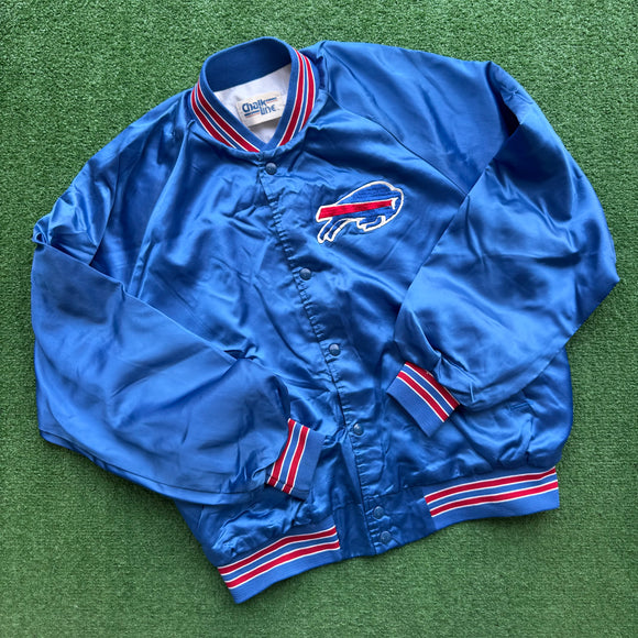 Vintage Buffalo Bills Satin Jacket Size XL