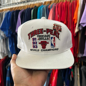 Vintage Chicago Bulls Three-Peat Snap Back Hat