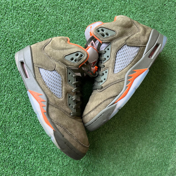 Jordan Olive 5s Size 8.5