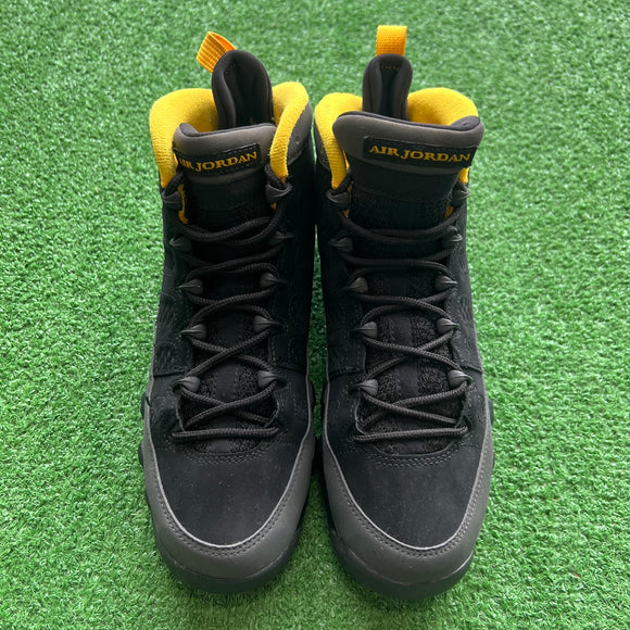 Jordan Dark Charcoal 9s Size 6Y