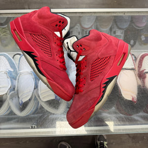 Jordan Red Suede 5s Size 11