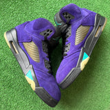Jordan Alternate Grape 5s Size 10