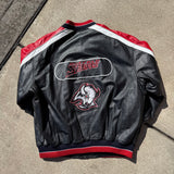 Vintage Buffalo Sabres Leather Jacket Size XL