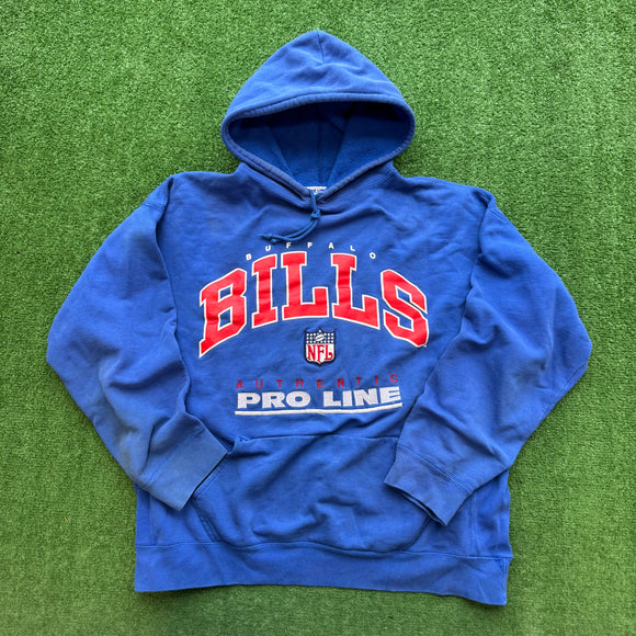 Vintage Buffalo Bills Hoodie Size L/XL