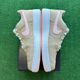 Nike Linen Low Air Force 1s Size 11.5