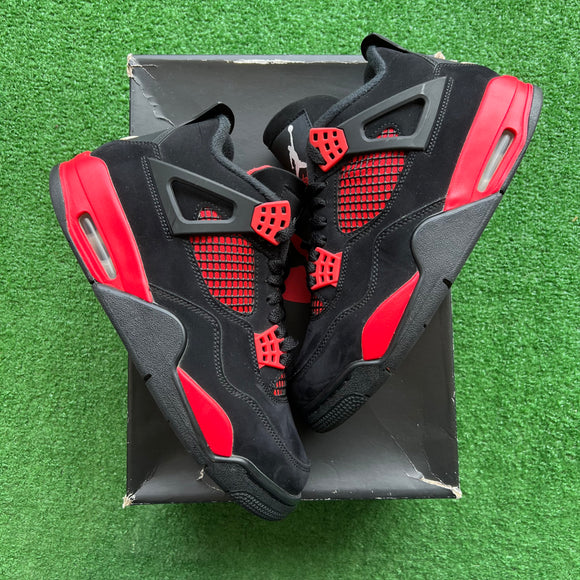 Jordan Red Thunder 4s Size 8
