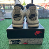 Jordan White Cement 4s Size 9
