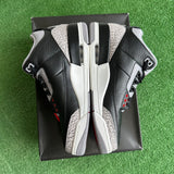 Jordan Black Cement 3s Size 8