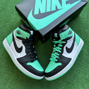Jordan Green Glow 1s Size 10