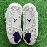 Jordan Metallic Purple 4s Size 6Y