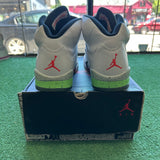 Jordan Poison Green 5s Size 9