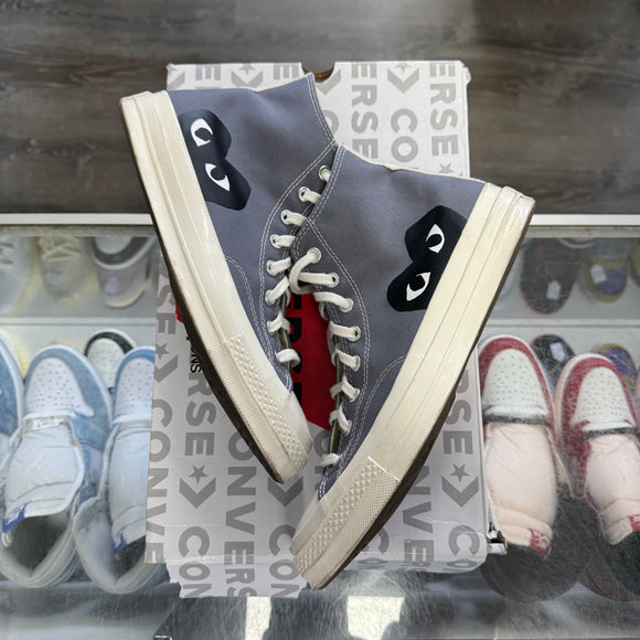 Converse CDG Grey Chuck Taylors Size 10