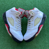 Jordan Fire Red 5s Size 11
