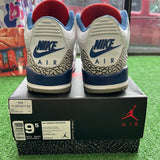 Jordan True Blue 3s Size 9.5