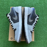 Jordan Crater Black Grey Low 1s Size 9.5