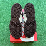 Jordan Burgundy Crush High Dunk Size 8.5W/7M