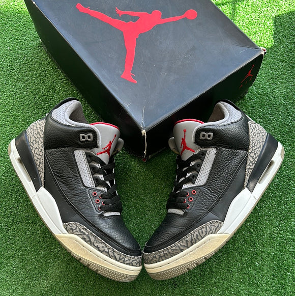 Jordan Black Cement 3s Size 9.5