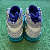 Jordan White Aqua 8s Size 7.5W/6M