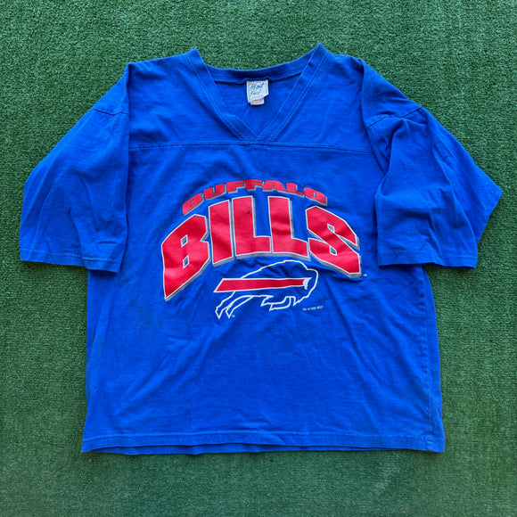 Vintage Buffalo Bills V Neck Tee Size XL