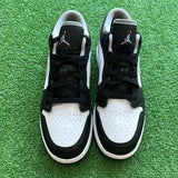 Jordan Black White Grey Low 1s Size 7Y
